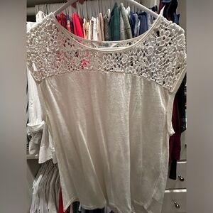 Floral Embroidered Tee